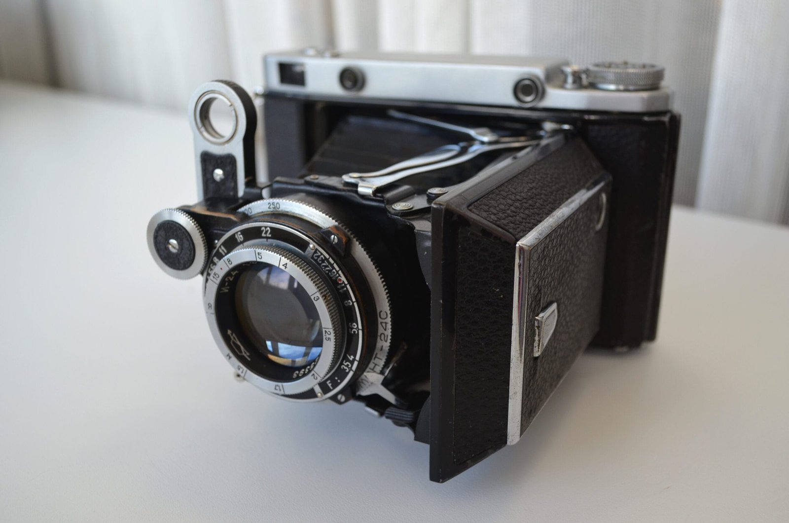 Moskva 5 Soviet 6x9 Medium format folding camera I-24 3,5/105mm S/N 5903906