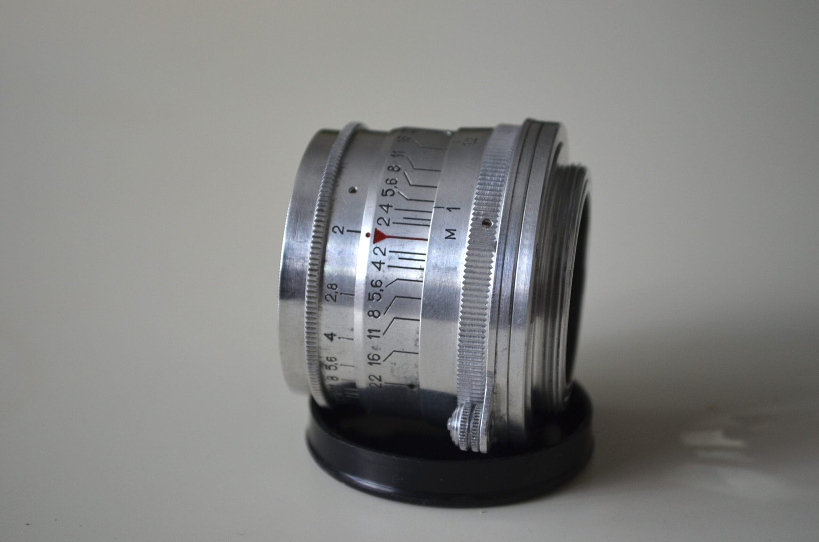 Early Jupiter 8 2/50mm KMZ Red P M39 rangefinder soviet lens s/n 5706589 - Image 7