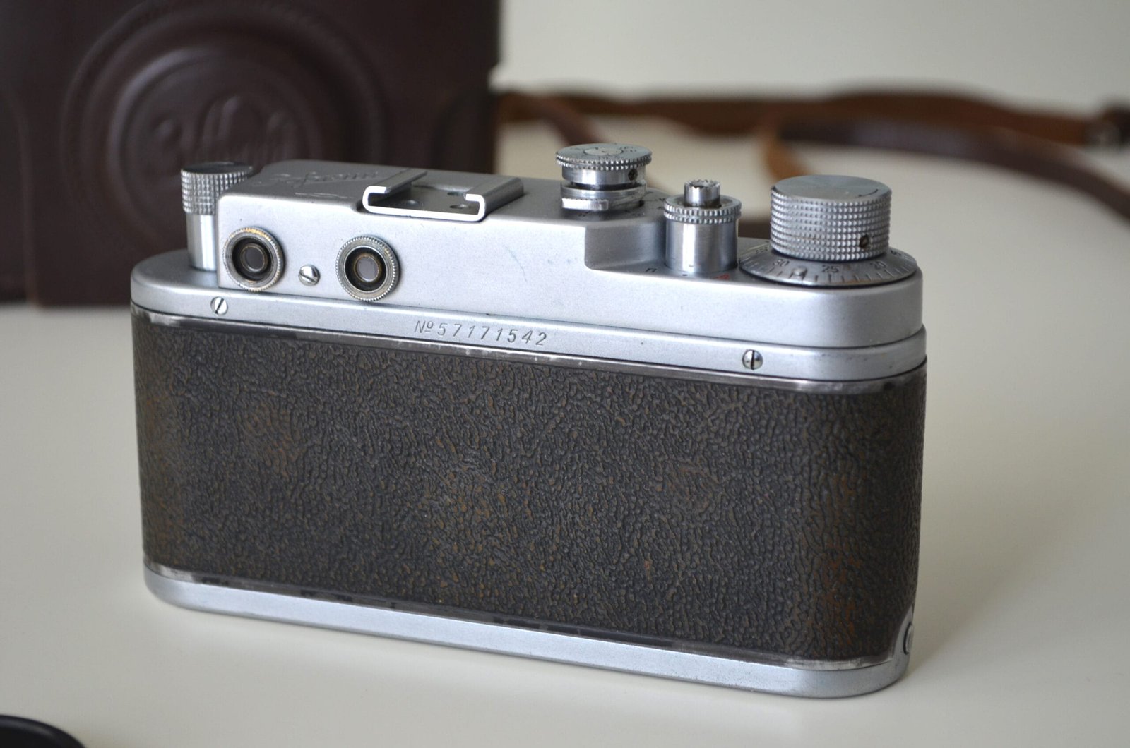 Zorki C Soviet Rangefinder Camera 35mm with Jupiter 8 2/50mm S/N 57171542 - Image 2