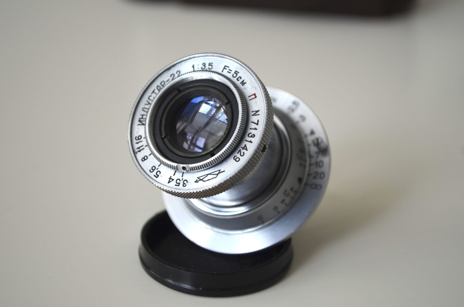 Zorki C Soviet Rangefinder Camera 35mm with Jupiter 8 2/50mm S/N 57171542 - Image 7