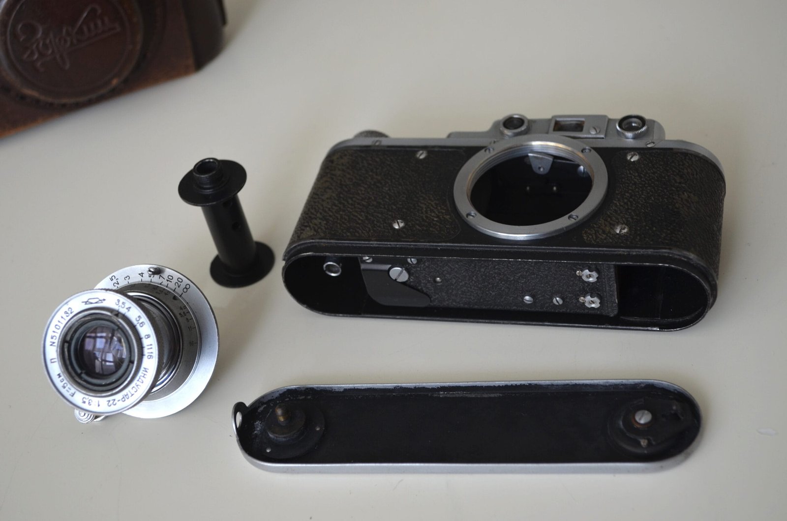 Zorki 1 Soviet Rangefinder Camera 35mm industar 22 50mm s/n 55119910 - Image 6