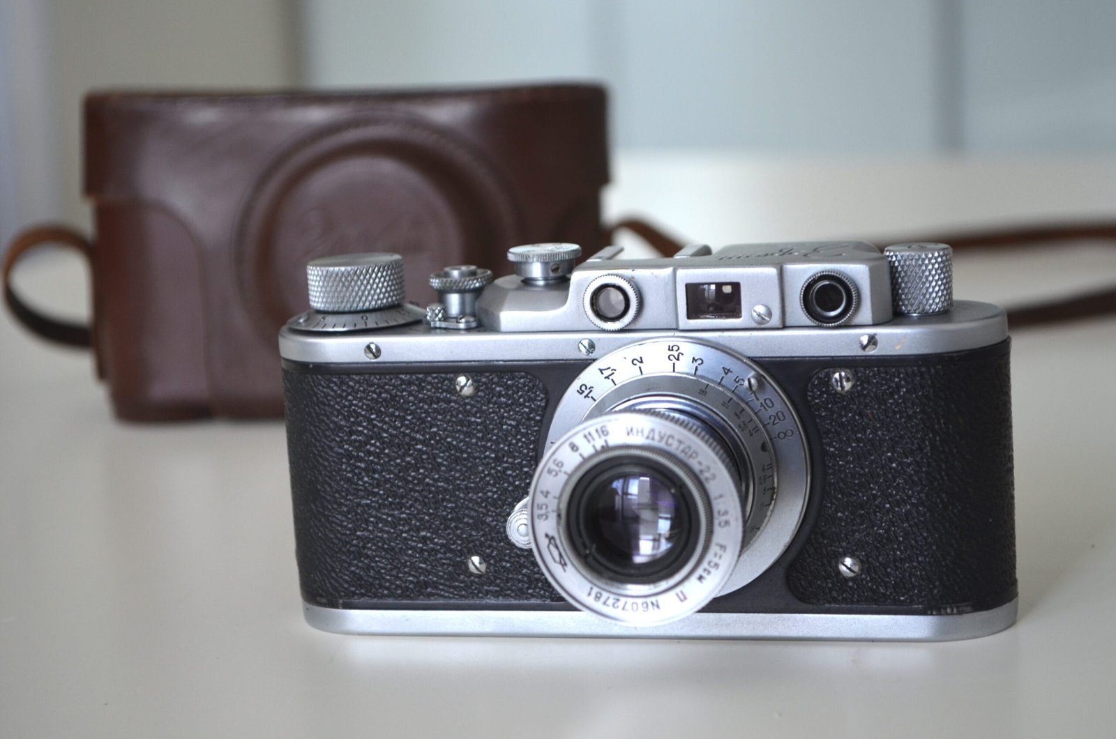 Zorki 1 Soviet Rangefinder Camera 35mm industar 22 50mm s/n 55202918