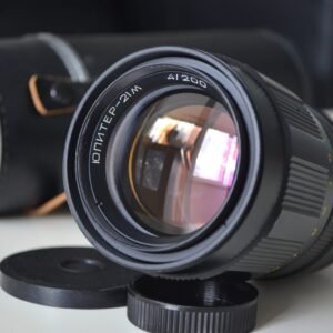 Jupiter 21m 4/200mm m42 Soviet telephoto lens s/n 84016542