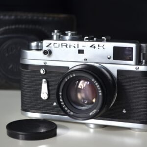 Zorki 4k Soviet Rangefinder Camera 35mm with Jupiter 8 2/50mm S/N 7371141
