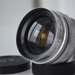 Silver Mir 1 2,8/37mm Brussel soviet wide angle lens m42 S/N 6908163