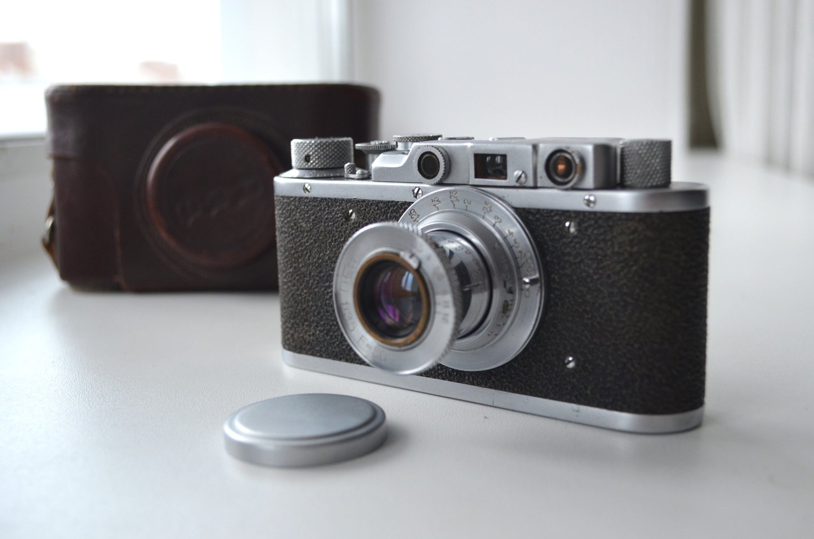 FED 1 Soviet Rangefinder Camera 35mm industar 10 3.5/50mm S/N 392901