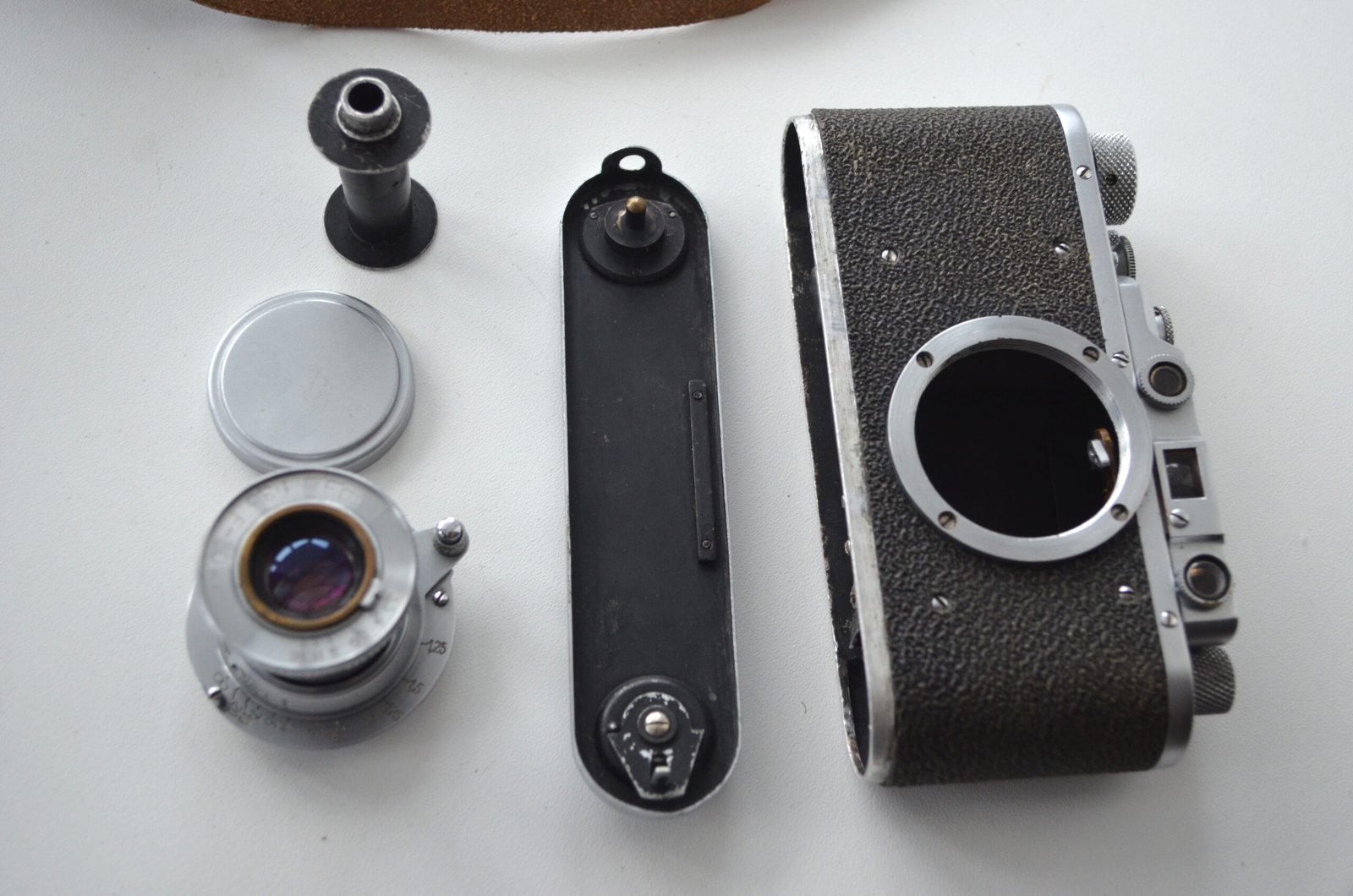 FED 1 Soviet Rangefinder Camera 35mm industar 10 3.5/50mm S/N 392901 - Image 8