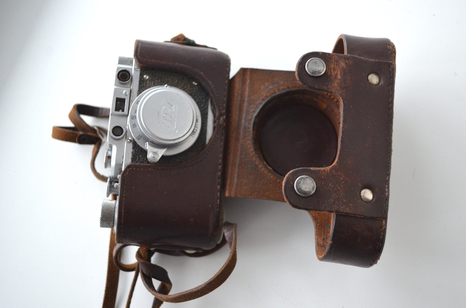 FED 1 Soviet Rangefinder Camera 35mm industar 10 3.5/50mm S/N 501320 - Image 11