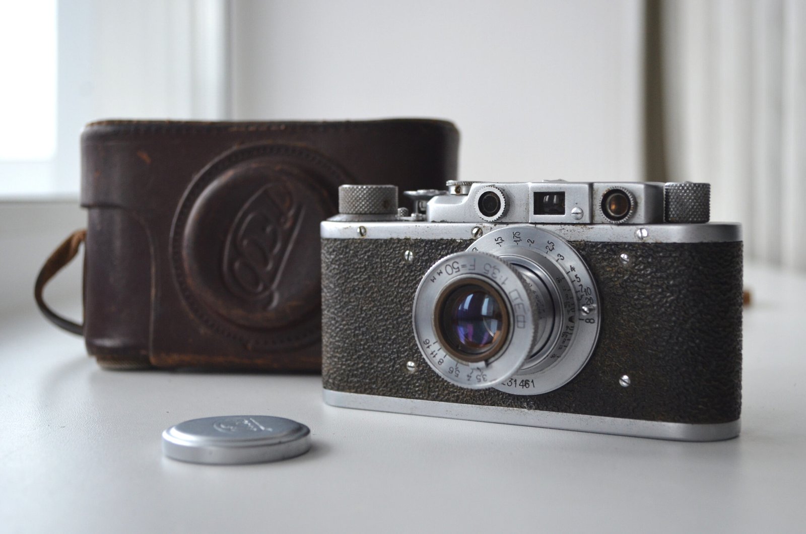 FED 1 Soviet Rangefinder Camera 35mm industar 10 3.5/50mm S/N 501320