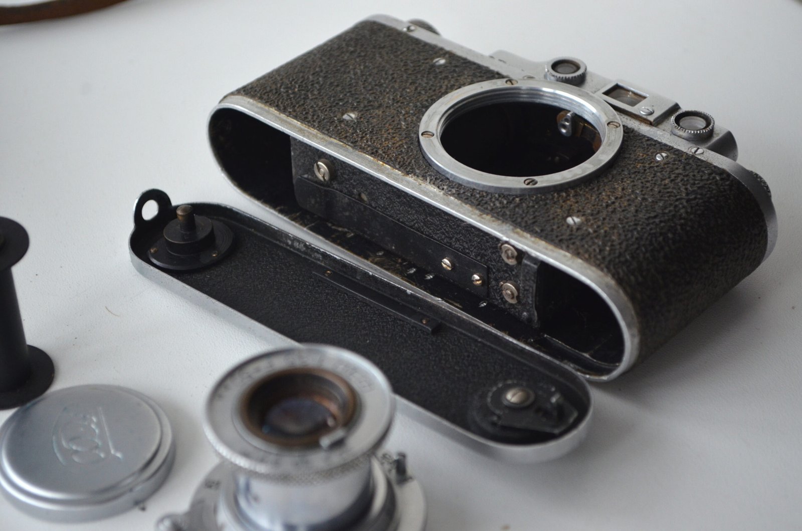 FED 1 Soviet Rangefinder Camera 35mm industar 10 3.5/50mm S/N 501320 - Image 9