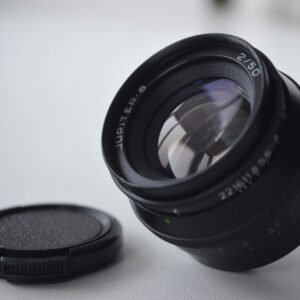 Black Jupiter 8 2/50mm M39 rangefinder soviet lens s/n 7634807