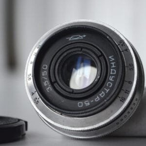 Industar 50 3,5/50 M39 KMZ soviet lens for SLR S/N: 6903339