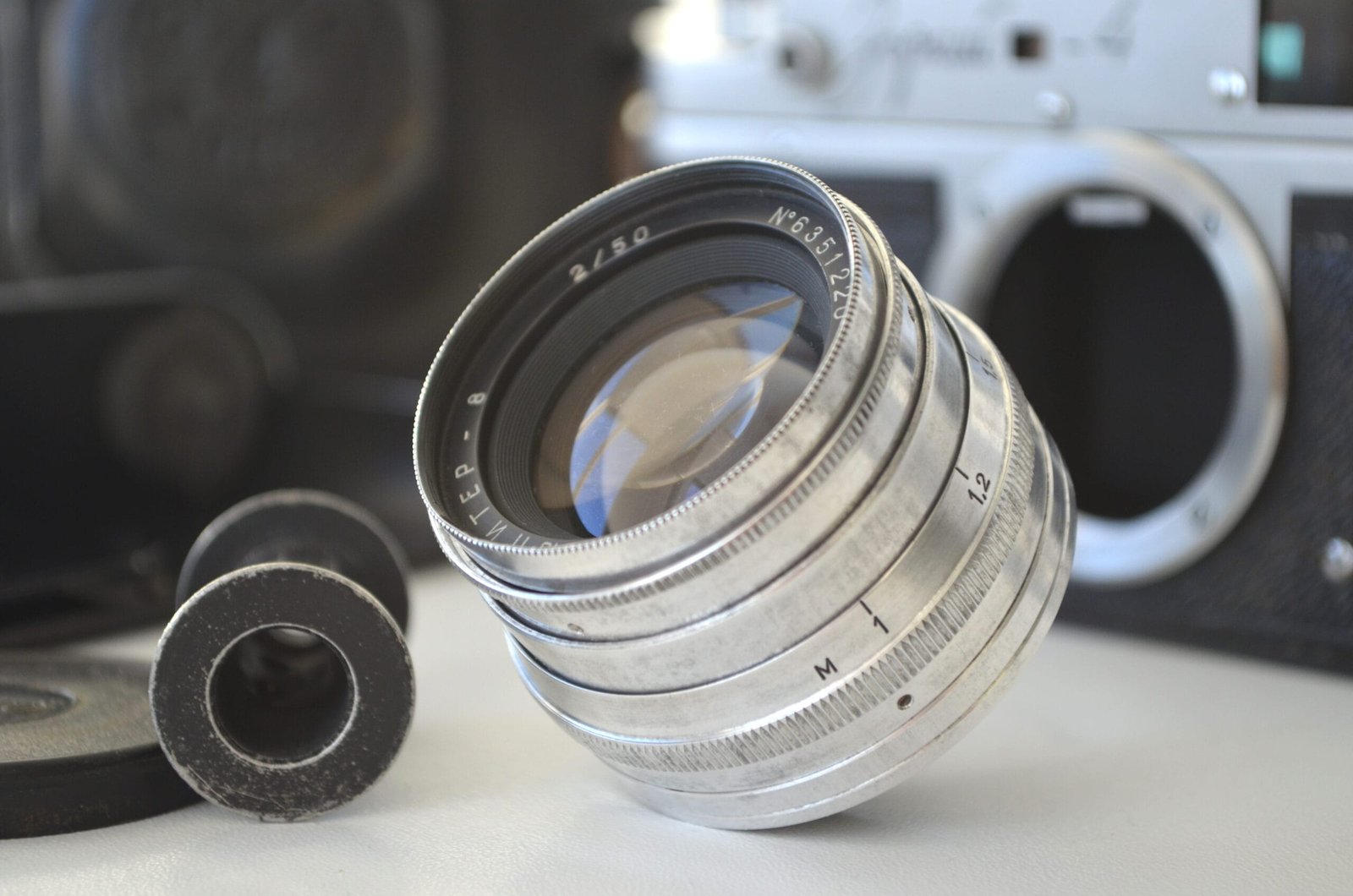 Zorki 4 Soviet Rangefinder Camera 35mm with Jupiter 8 2/50mm S/N 6568941 - Image 8