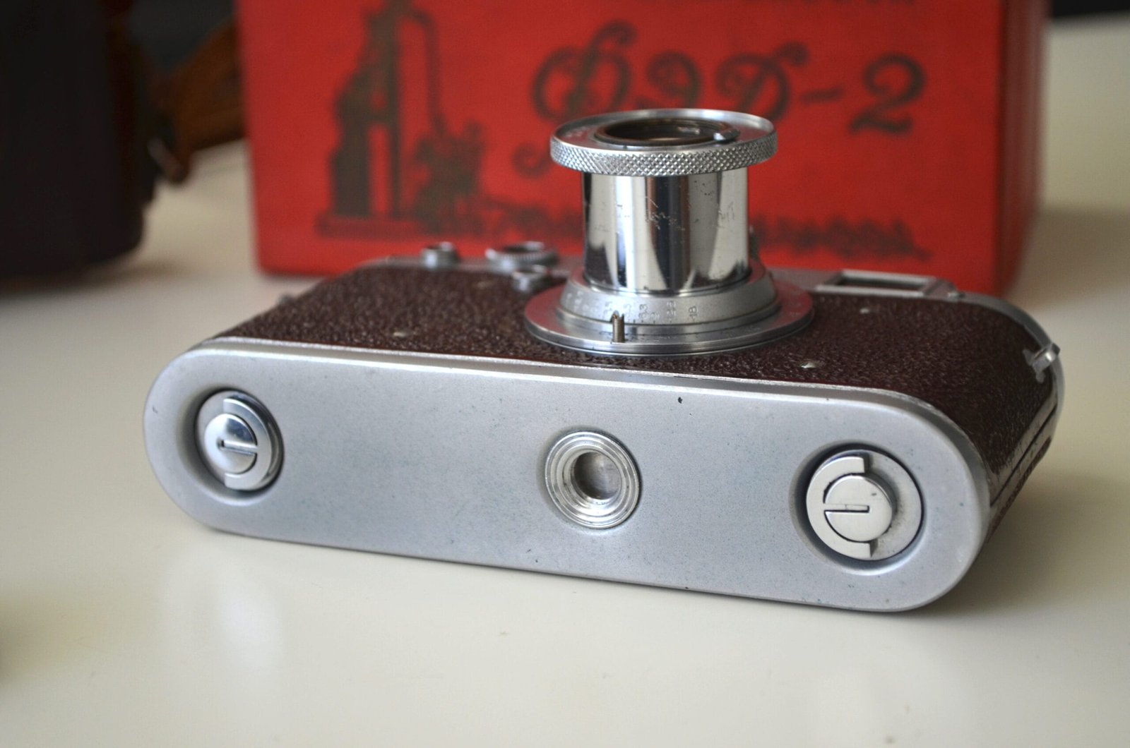 Red FED 2 Soviet film rangefinder camera Industar-26m f2.8/50mm - Image 4