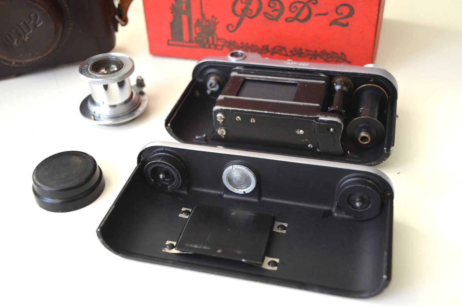 Red FED 2 Soviet film rangefinder camera Industar-26m f2.8/50mm - Image 6