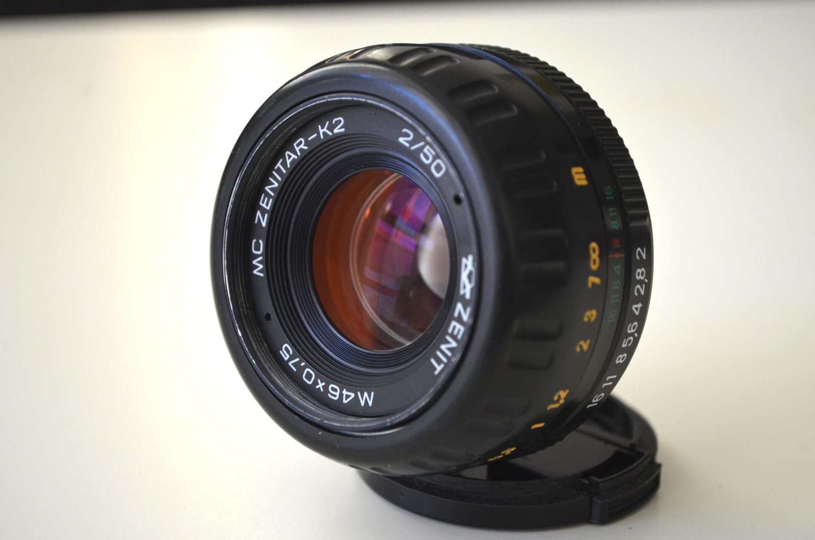 MC Zenitar-K2 50mm F/2,0 Soviet Lens Pentax mount S/N 02007110