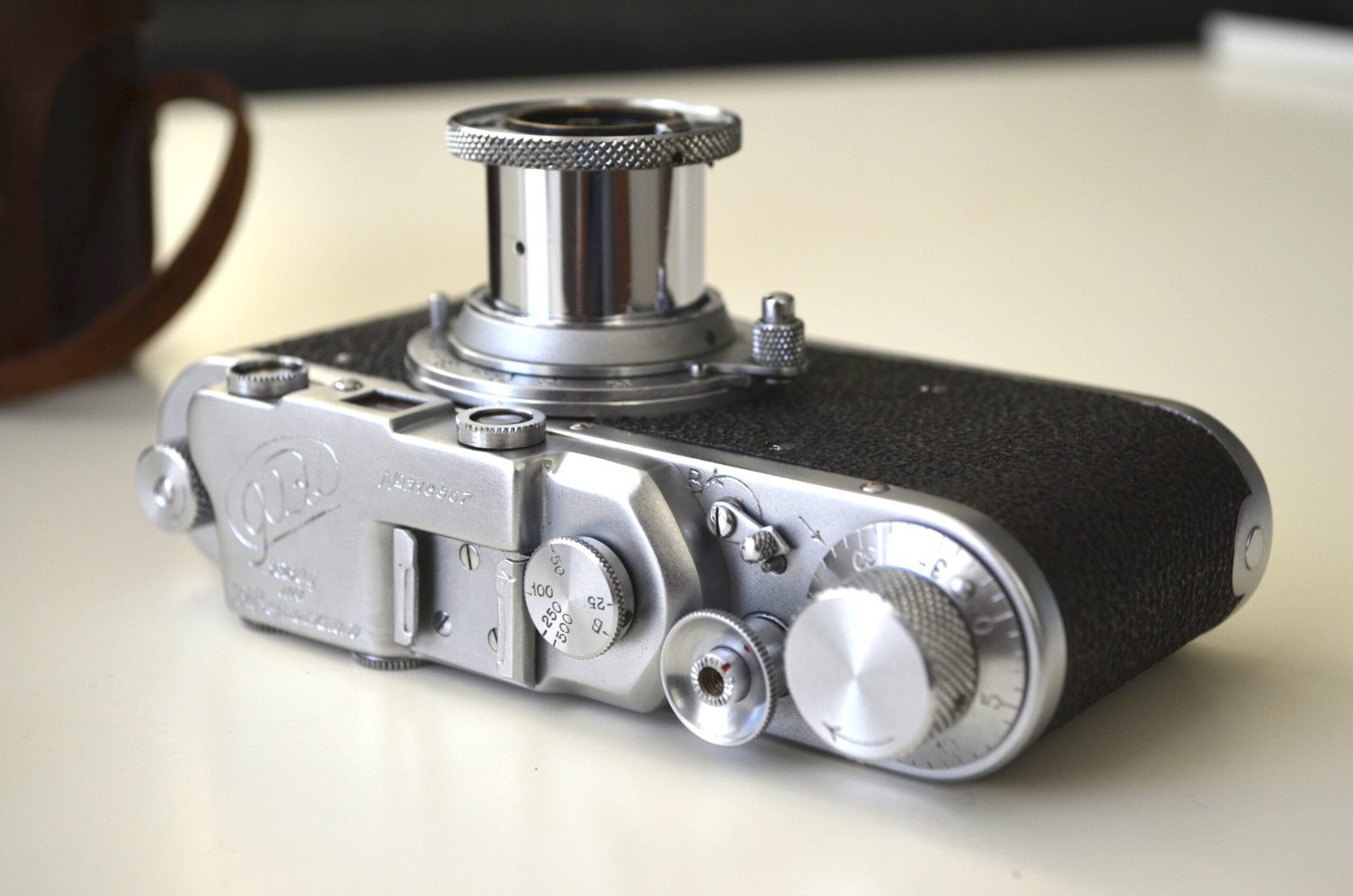 Dzerzhinsky FED 1 Soviet Rangefinder Camera 35mm industar 10 3.5/50mm S/N 318867 - Image 3