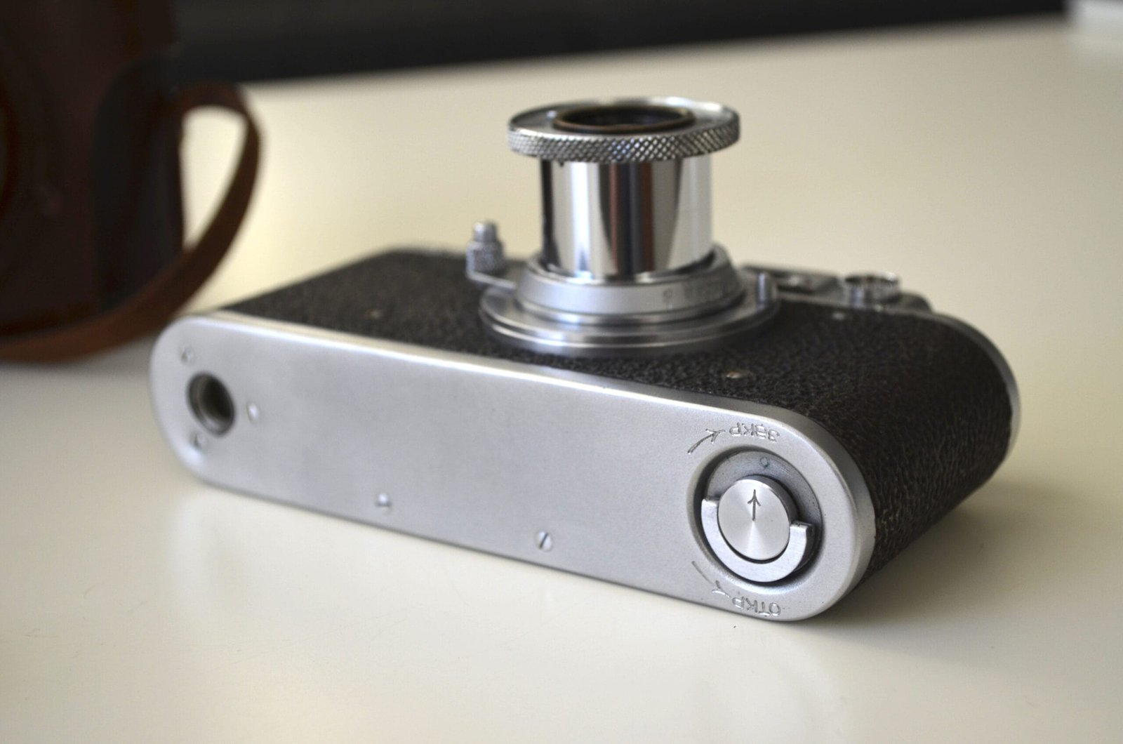 Dzerzhinsky FED 1 Soviet Rangefinder Camera 35mm industar 10 3.5/50mm S/N 318867 - Image 4