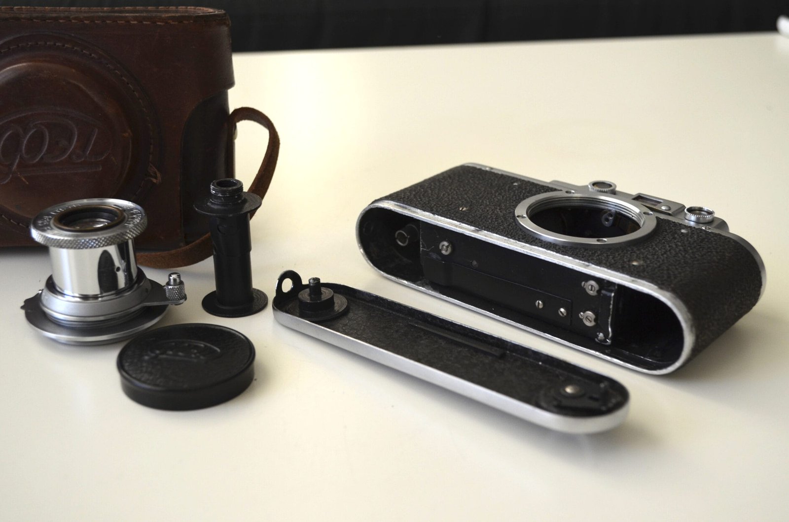 Dzerzhinsky FED 1 Soviet Rangefinder Camera 35mm industar 10 3.5/50mm S/N 318867 - Image 8