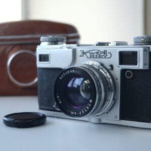KIEV 4A 35mm RF camera with Jupiter 8m 2/50mm lens s/n 8018185