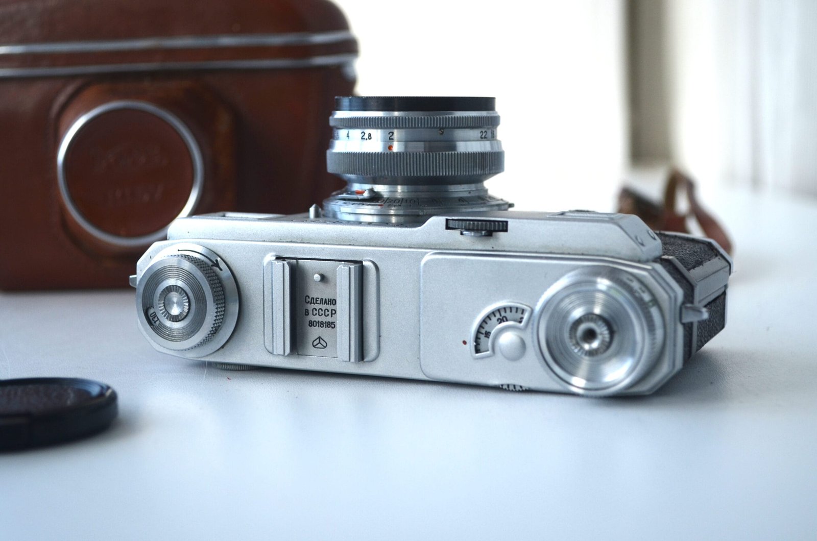 KIEV 4A 35mm RF camera with Jupiter 8m 2/50mm lens s/n 8018185 - Image 3