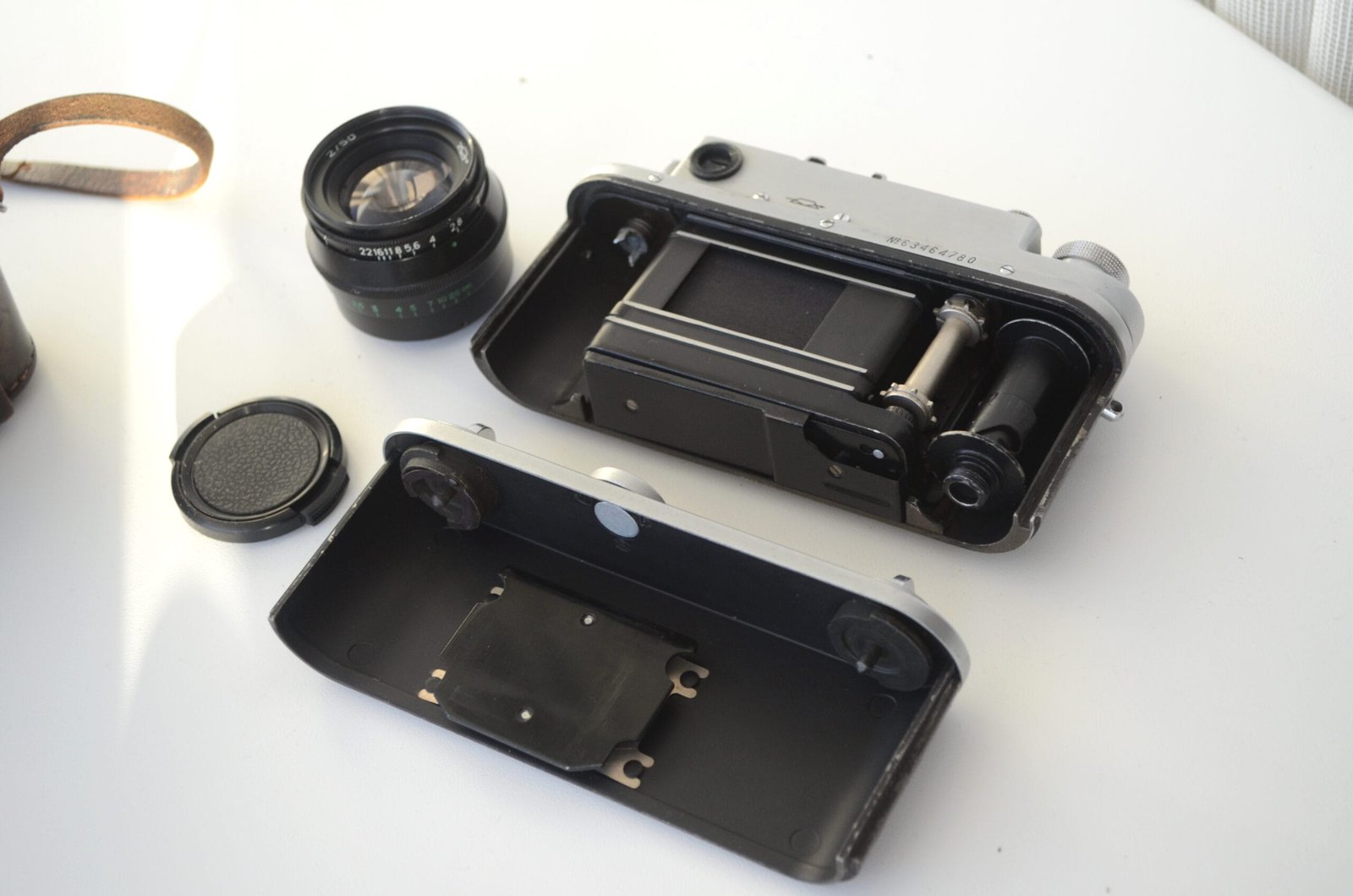 Zorki 4 Soviet Rangefinder Camera 35mm with Jupiter 8 2/50mm S/N 6346780 - Image 6