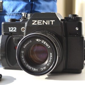 Zenit 122 Soviet 35mm SLR Camera with Helios 44m-6 2/58mm M42