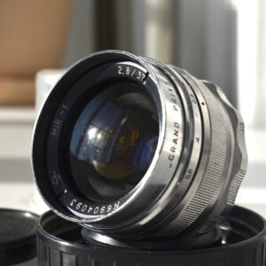 Silver Mir 1 2,8/37mm soviet wide angle lens m39 S/N 014470
