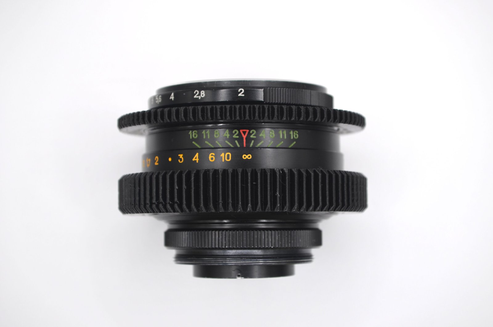 helios 44-2 cine-mod without rear and front caps
