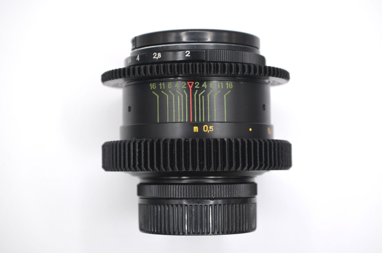 helios 44-2 cine-mod with rear and front caps