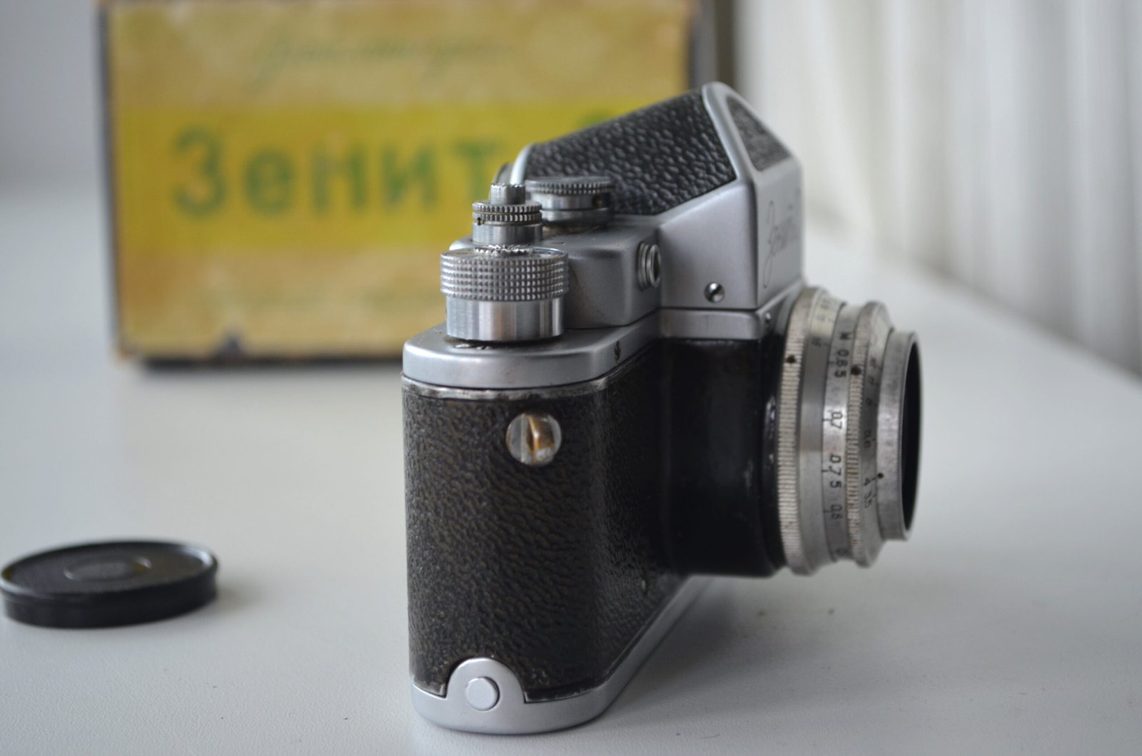ZENIT C Soviet 35mm SLR Camera Industar 50 3.5/50mm in original box - Image 4