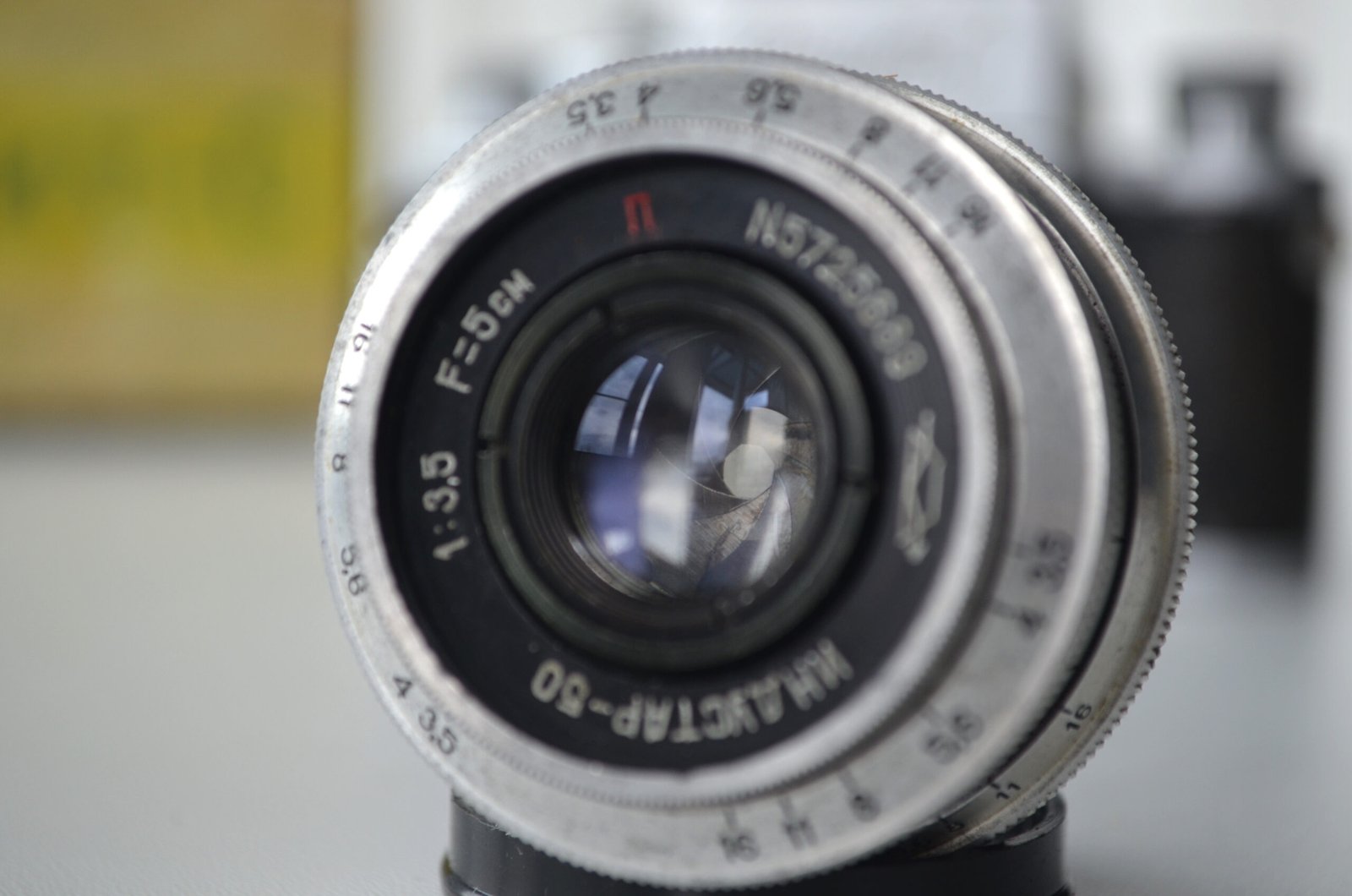 ZENIT C Soviet 35mm SLR Camera Industar 50 3.5/50mm in original box - Image 10