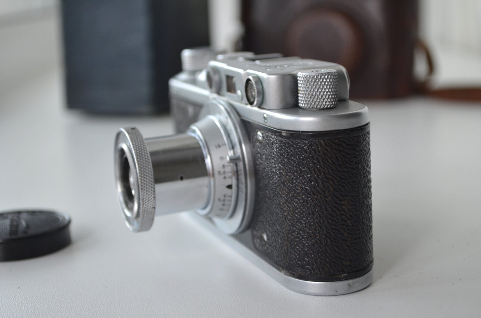 Zorki 1 Soviet Rangefinder Camera 35mm industar 22 50mm s/n 594221 - Image 4