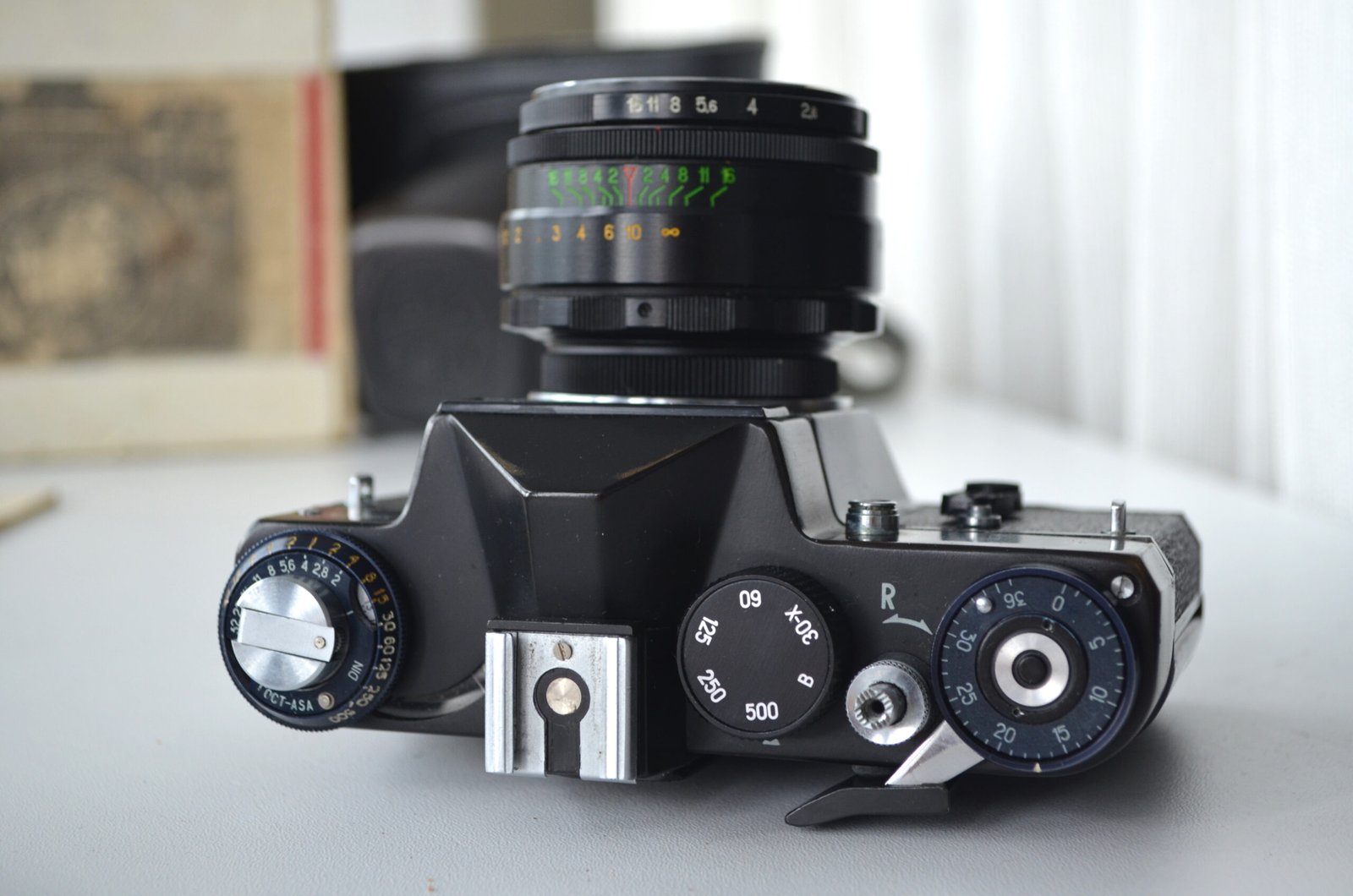 Zenit ET Soviet 35mm SLR Camera with Helios 44-2 2/58mm Lens M42 - Image 6