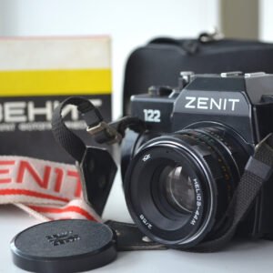 Zenit 122 Soviet 35mm SLR Camera with Helios 44m 2/58mm Lens M42