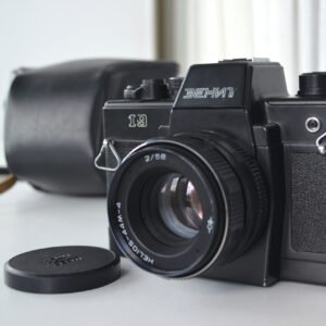 Zenit 19 Soviet 35mm SLR Camera with Helios 44m-4 2/58mm Lens M42