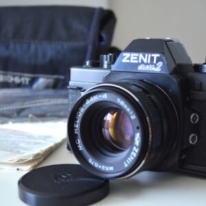 Zenit AM2 Soviet 35mm SLR Camera with MC Helios 44k-4 2/58mm Pentax K-mount