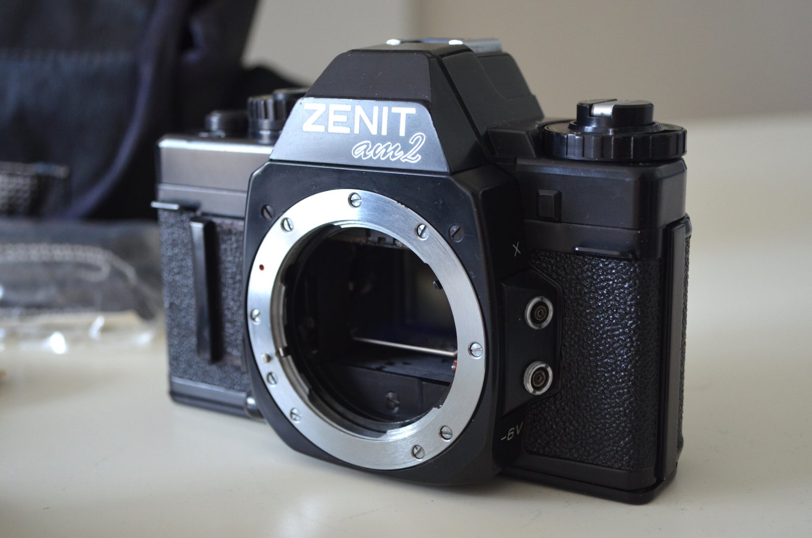 Zenit AM2 Soviet 35mm SLR Camera with MC Helios 44k-4 2/58mm Pentax K-mount - Image 7