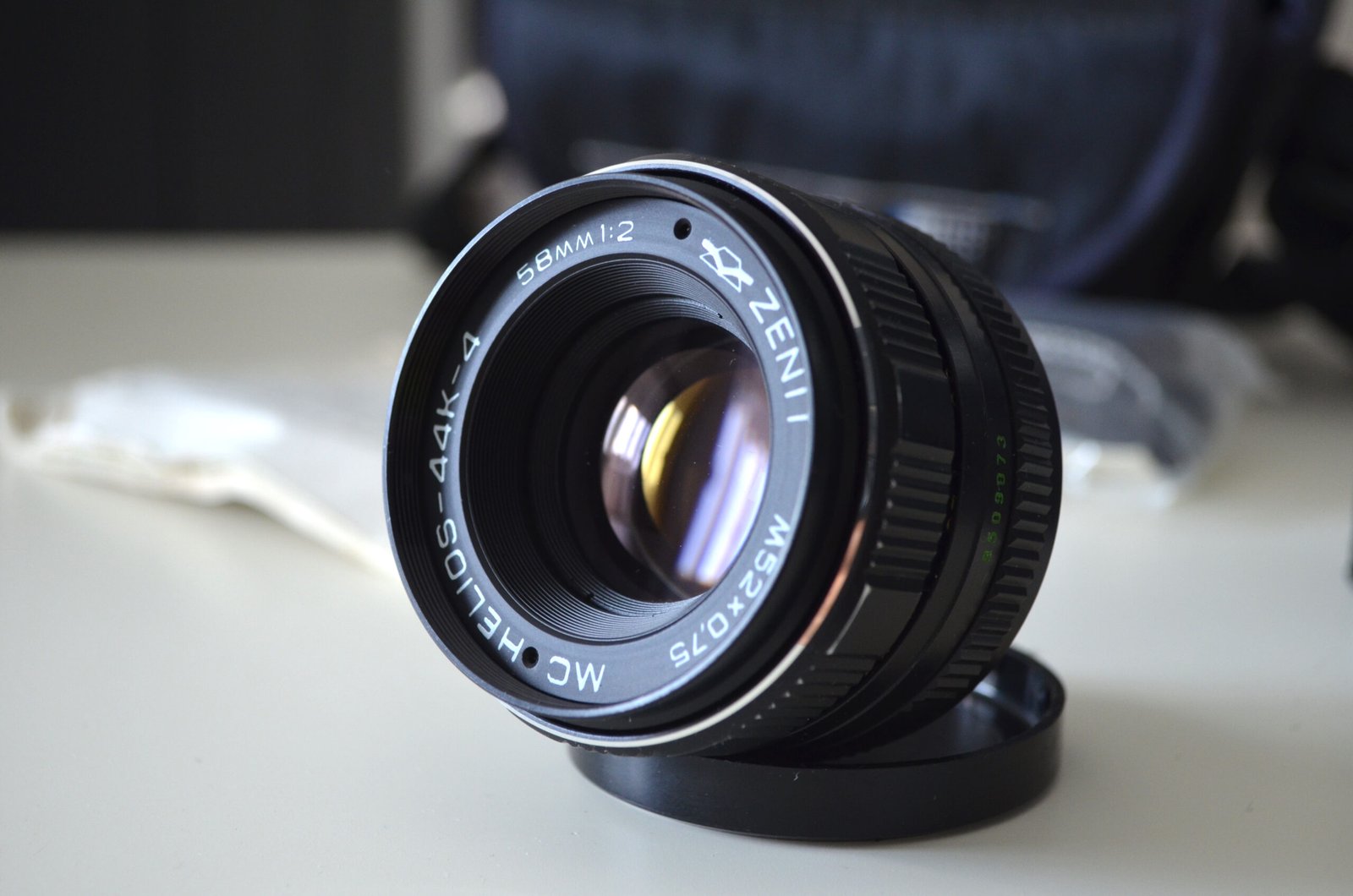 Zenit AM2 Soviet 35mm SLR Camera with MC Helios 44k-4 2/58mm Pentax K-mount - Image 10