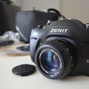 Zenit 412 Soviet 35mm SLR Camera with Zenitar M2s 2/50mm Lens M42