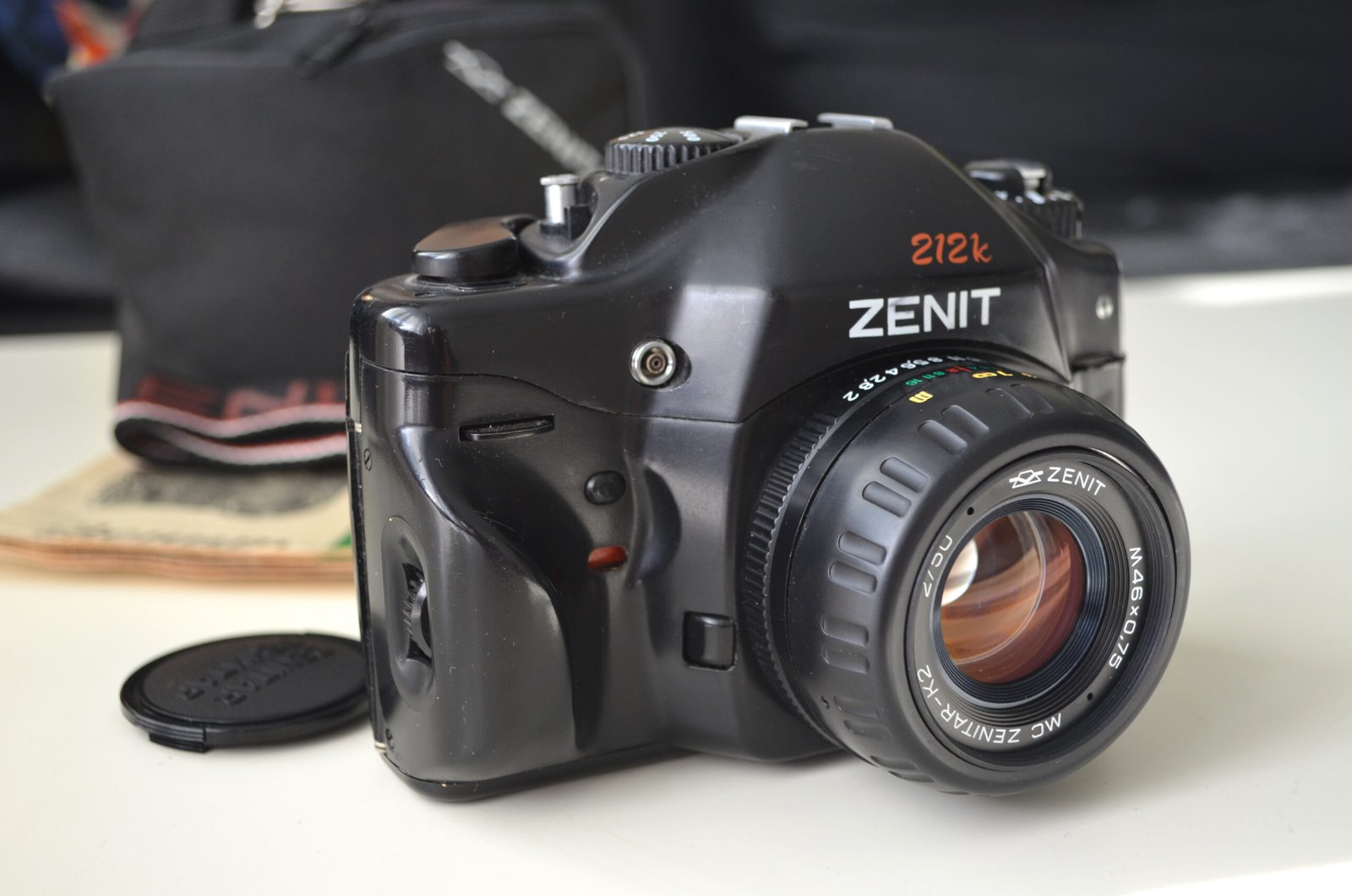 Zenit 212k Soviet 35mm SLR Camera with MC Zenitar K2 2/50mm Pentax K-mount - Image 2