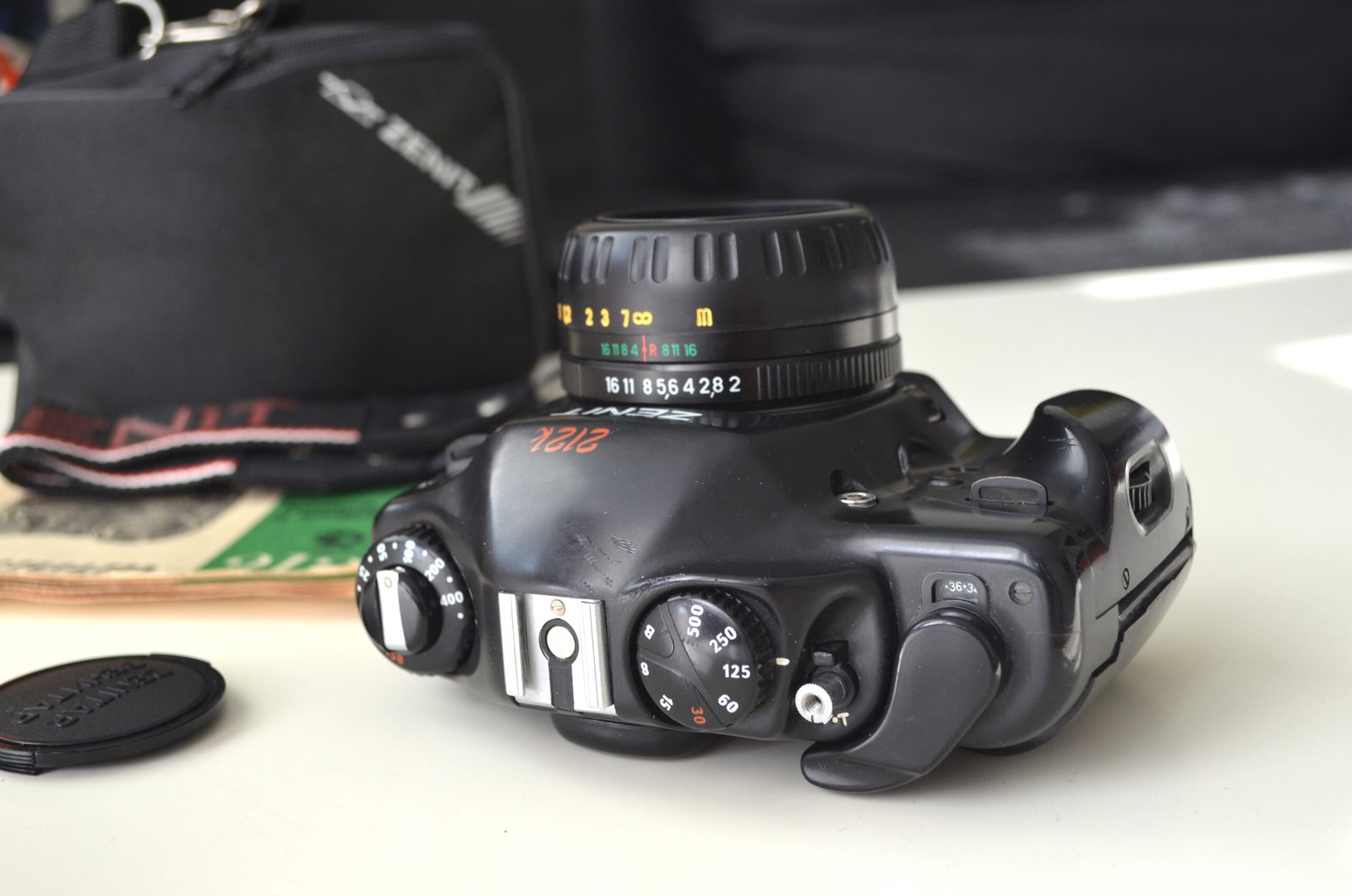 Zenit 212k Soviet 35mm SLR Camera with MC Zenitar K2 2/50mm Pentax K-mount - Image 5