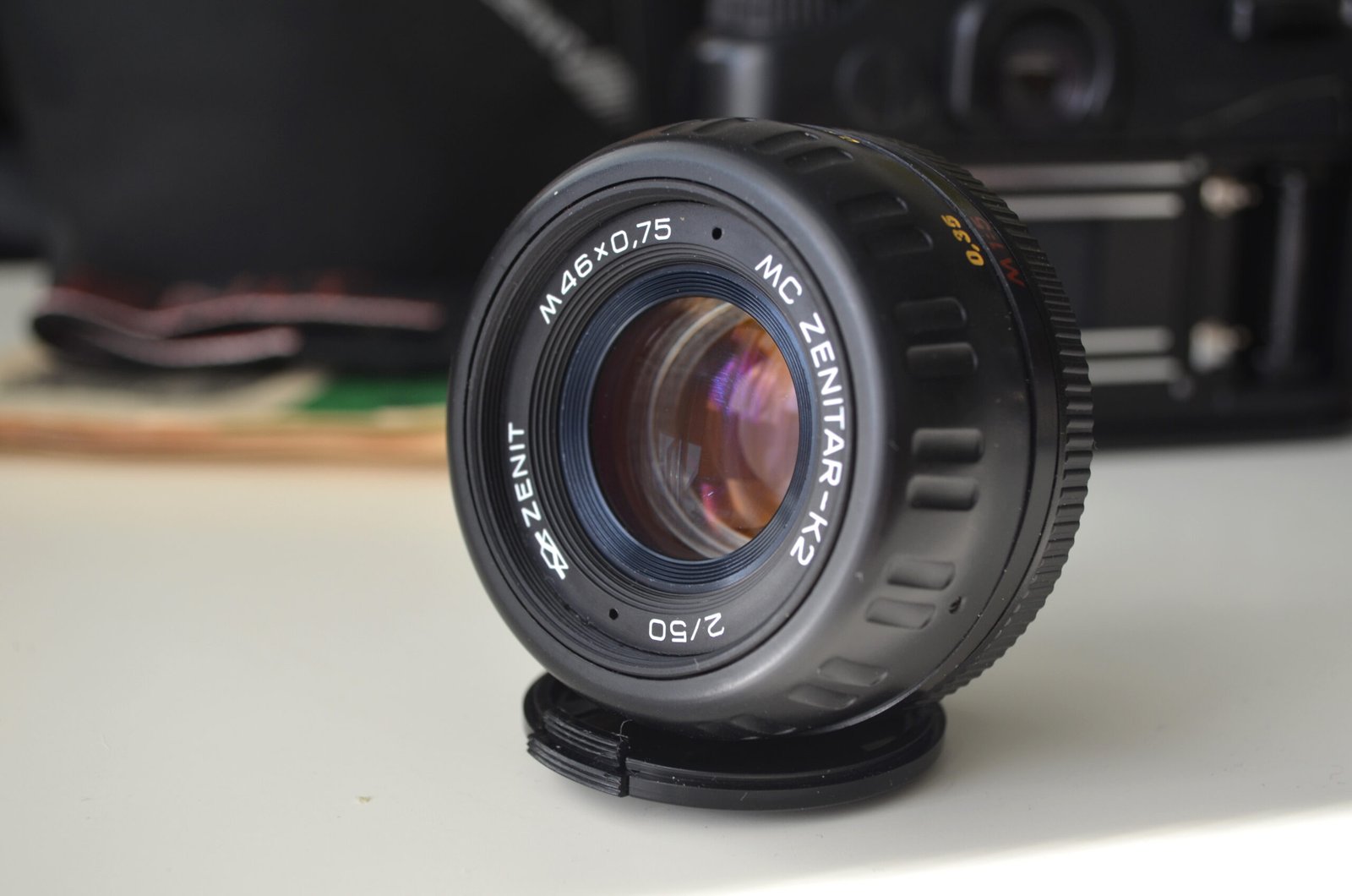 Zenit 212k Soviet 35mm SLR Camera with MC Zenitar K2 2/50mm Pentax K-mount - Image 9