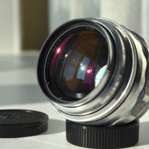 Silver JUPITER 9 85mm f/2 LZOS SLR lens m39/M42 s/n 6606876