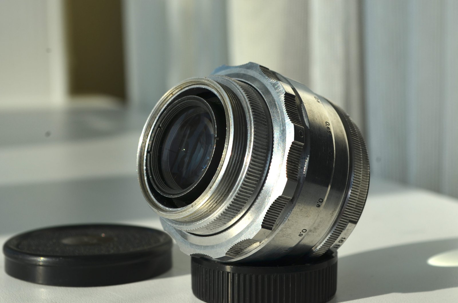Rare HELIOS 44 13 blades KMZ Lens M39 Silver s/n 0229623 - Image 3