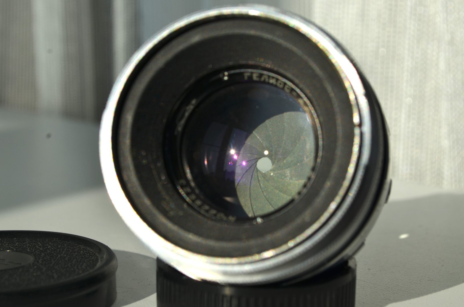 Rare HELIOS 44 13 blades KMZ Lens M39 Silver s/n 0229623