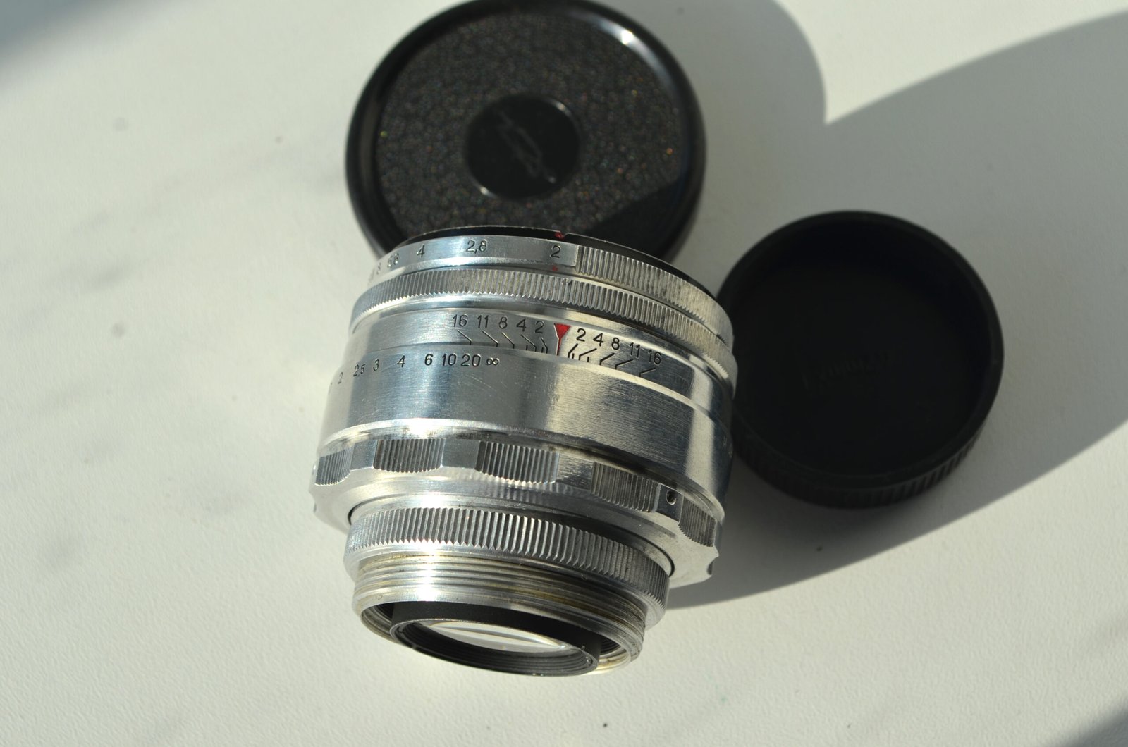 Rare HELIOS 44 13 blades KMZ Lens M39 Silver s/n 0229623 - Image 5