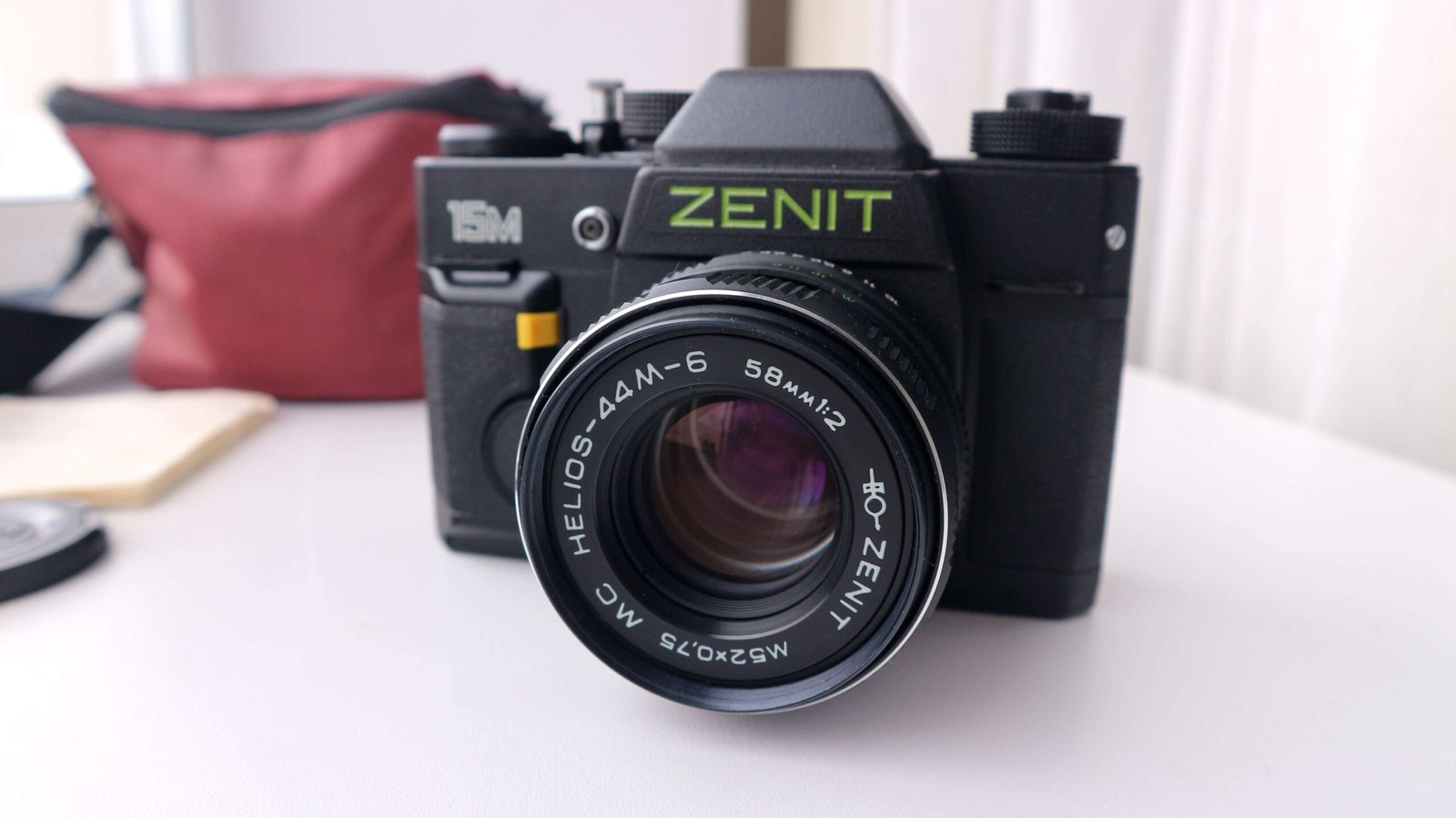 Zenit 15M Soviet 35mm SLR Camera with Helios 44m-6 2/58mm M42 - Image 3