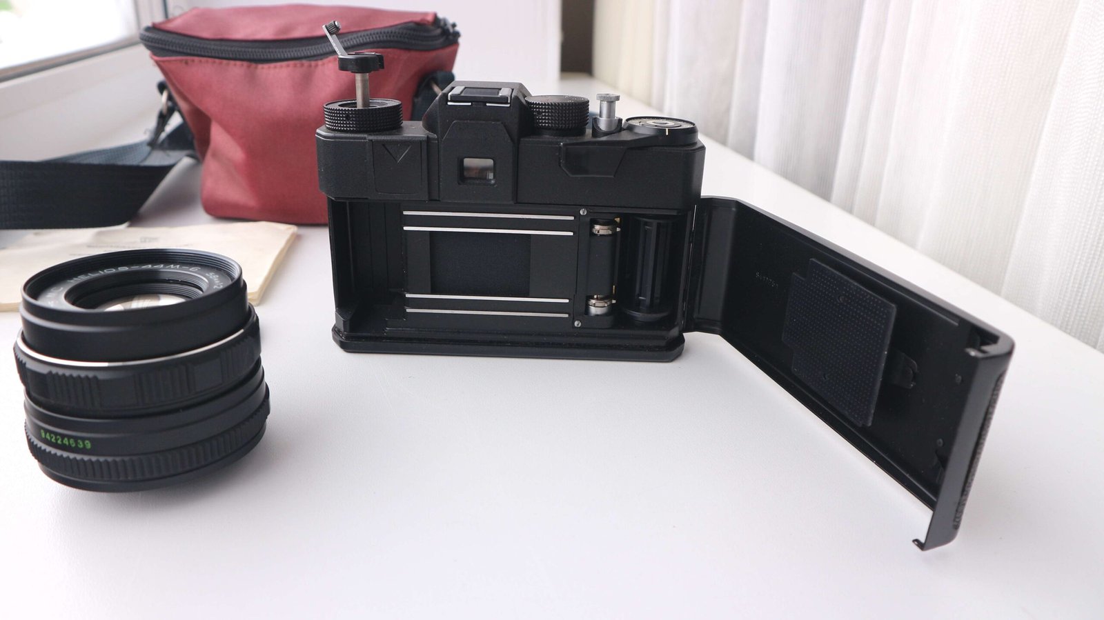 Zenit 15M Soviet 35mm SLR Camera with Helios 44m-6 2/58mm M42 - Image 8