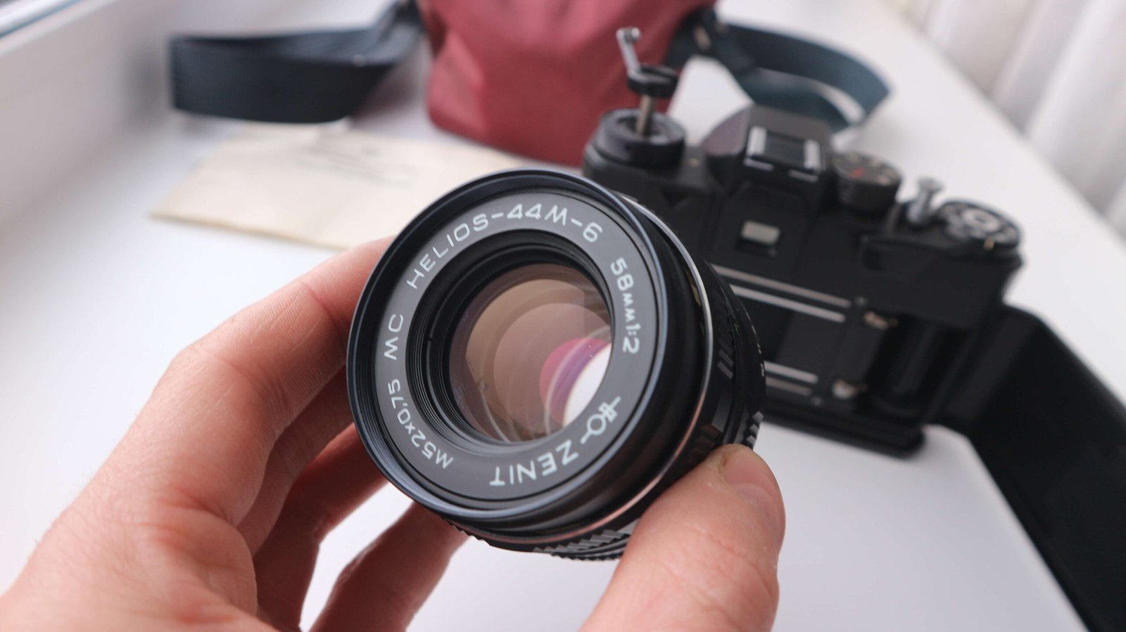 Zenit 15M Soviet 35mm SLR Camera with Helios 44m-6 2/58mm M42 - Image 9